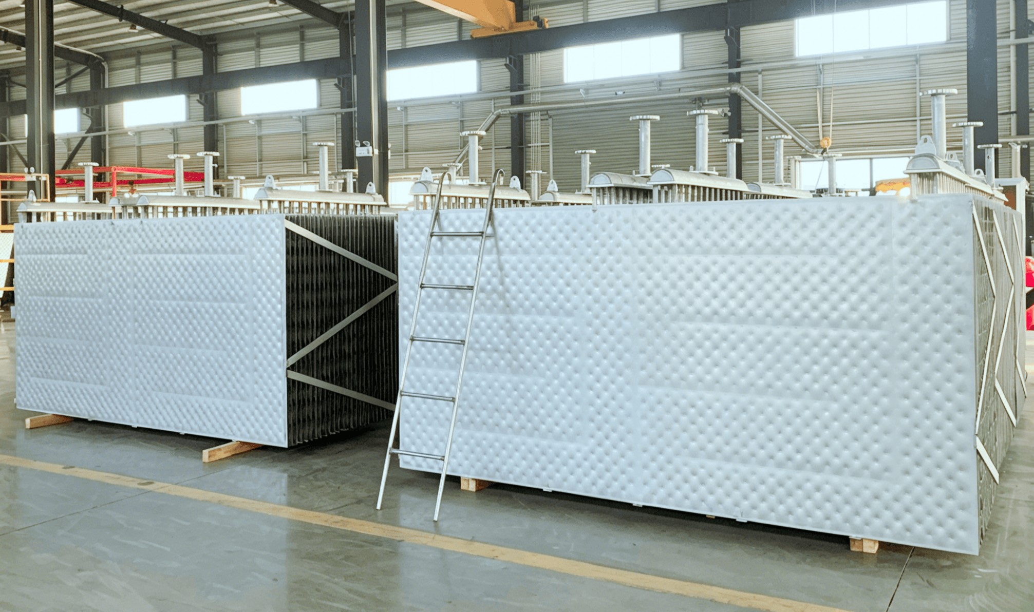 Laser Welded Pillow Plate Banks