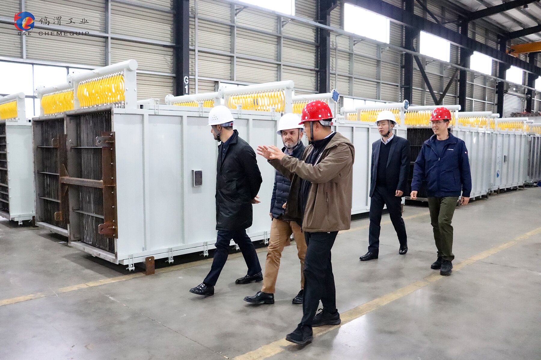 European client delegation visit Chemequip factory
